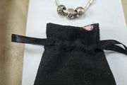 pandora braclet &amp; charms s/siver