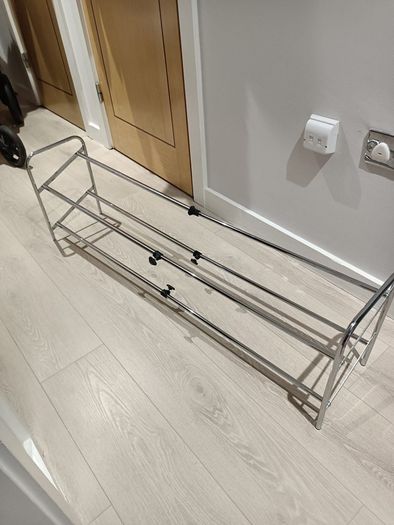 Extendable 2 Tier Shoe Rack