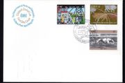1977 Ireland Golden Jubilees: Electricity Supply Board (ESB); Agricultural Corporation, Greyhound Track Racing in Ireland Commemorative Stamps Department of Post and Telegraphs address Cover (FDC)