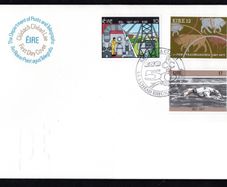 1977 Ireland Golden Jubilees: Electricity Supply Board (ESB); Agricultural Corporation, Greyhound Track Racing in Ireland Commemorative Stamps Department of Post and Telegraphs address Cover (FDC)
