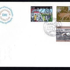 1977 Ireland Golden Jubilees: Electricity Supply Board (ESB); Agricultural Corporation, Greyhound Track Racing in Ireland Commemorative Stamps Department of Post and Telegraphs address Cover (FDC)