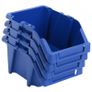 50 pcs Stackable Storage Bins 200x300x130 mm Blue Image 2
