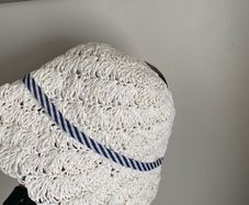 New White Straw Hat, 9-11yrs