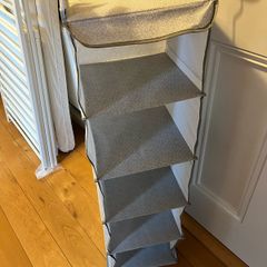 Hanging wardrobe storage