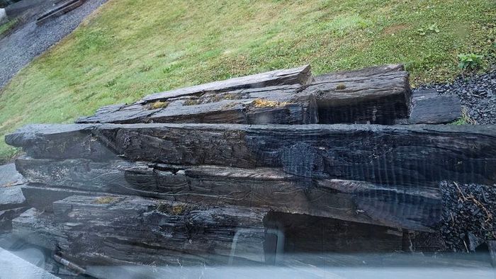 Old school railway sleepers for firewood FREE to take
