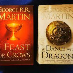 George RR Martin x2 Feast of Crows Dance with Dragons