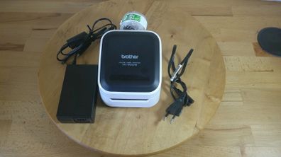 Brother VC-500W Color Label Printer Wi-Fi ZINK Zero Ink + 2 Rolls CZ-1004 CZ-1002
