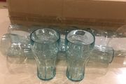 Coca Cola Glasses Plastic Contour 17 x 9 cm