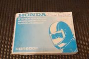 Honda CBR600F Owner's Manual
