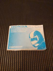 Honda CBR600F Owner's Manual