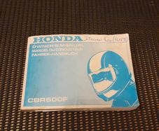 Honda CBR600F Owner's Manual