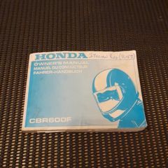 Honda CBR600F Owner's Manual
