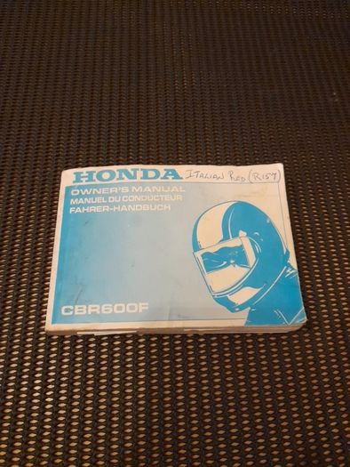 Honda CBR600F Owner's Manual