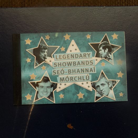 Ireland .Irish Legendary Showbands Stamp Booklet.Complete Four Panes.MNH.