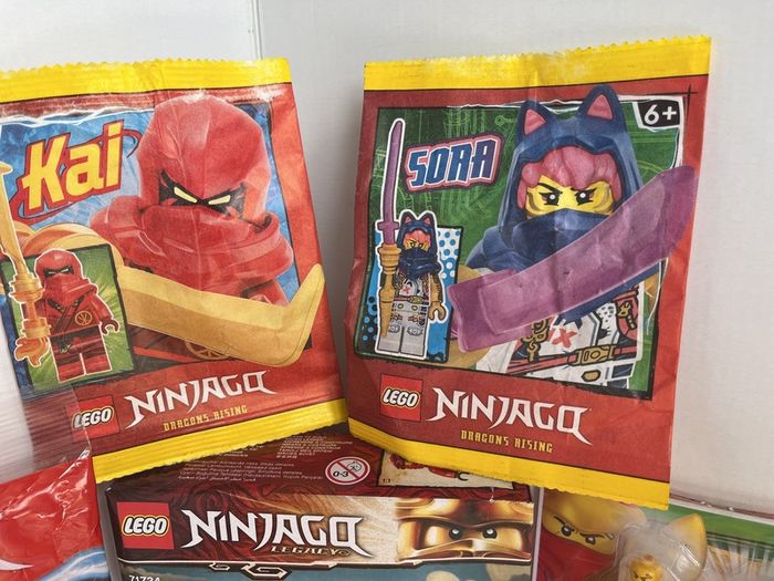 Lego Ninjago Legacy and Dragons Rising Kai minifigures