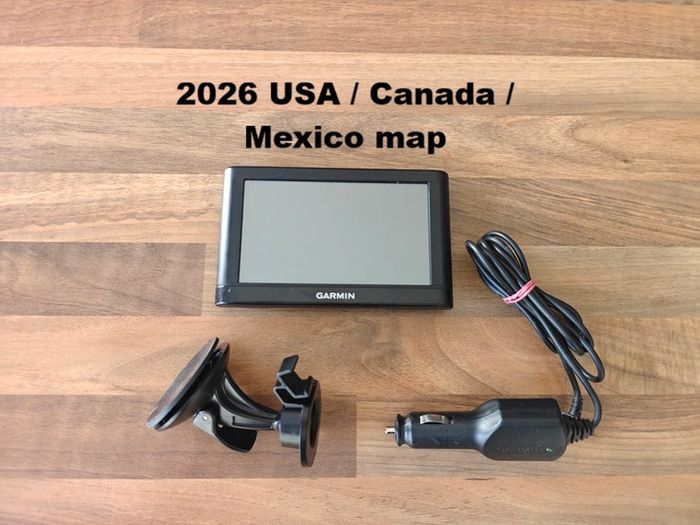 Garmin sat nav - 2026 USA / Canada / Mexico map