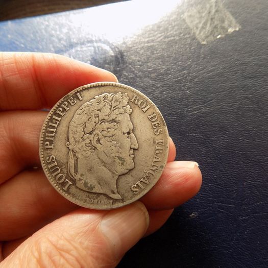 France 1835 A.Paris Mint.5 francs.90% Silver.Louis Phillippe.