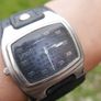 Vintage RIP CURL Men's Black Leather Band. Quartz, Water Resistant Watch.100M/330FT (Fresh battery, works well) Image 3
