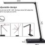 Desk lamp,Eye-caring Aluminium Dimmable Bedside lamp with USB Charging Port, 5 Light Modes x 10 Brightness Levels,Touch Control, for Home,Office,Bedroom,Reading,Work,Study Image 5