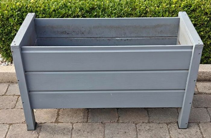Wooden planter boxes