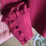 zara deep red blouse uk 10 Image 6