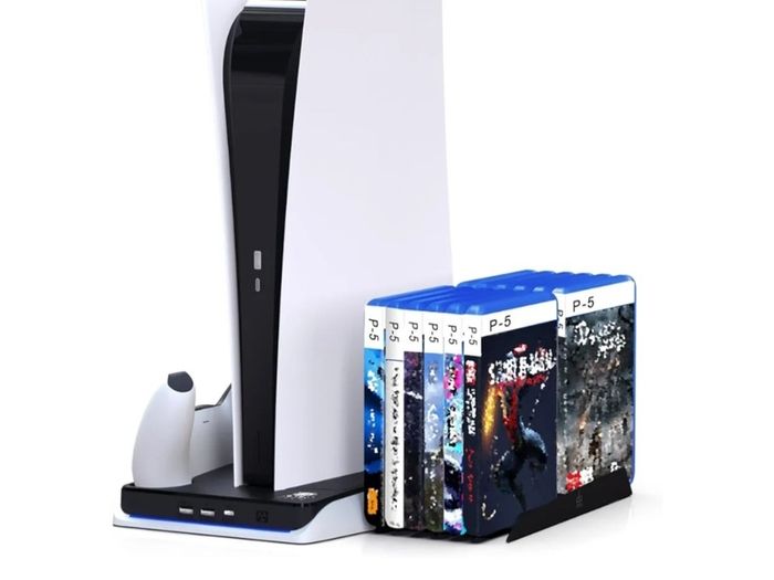 IMP DLX Cool & Charge Multi-Function Console Stand & Games Station & Instruction Manuel - PS5 - RRP - 53.06
