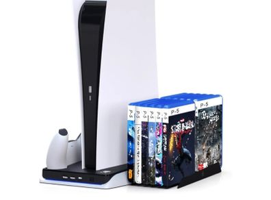 IMP DLX Cool & Charge Multi-Function Console Stand & Games Station & Instruction Manuel - PS5 - RRP - 53.06