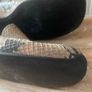 shoes women designer Anne Flavie snake skin effect genuine leather size 5 Image 6