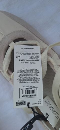 Marks & Spencers White  Ankle Tie Ballet Flat Trainers