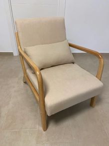 Lounge Chair - 3 cushions included - deep seat - armrests