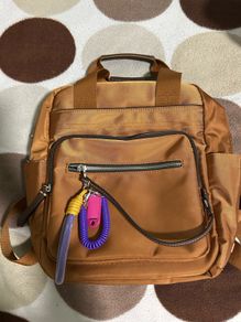 Parfois Nylon Backpack with pendant