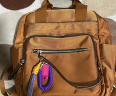 Parfois Nylon Backpack with pendant