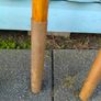 Old Wood and Brass Flagpole Image 3