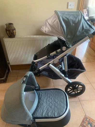 Uppababy vista has connectors to ad a rumble seat