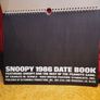 Snoopy 1986 Vintage Charlie Brown Peanuts date book Rare Image 5