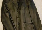semi formal style leather jacket - genuine leather