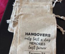 Hangover recovery bags