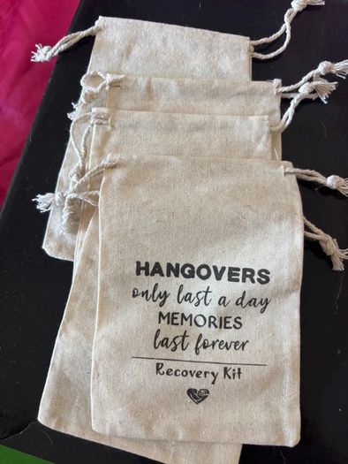 Hangover recovery bags