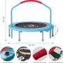 NEW SALE | Foldable Fitness Trampoline - Max Load 220lb/400 lb/450lb, Rebounder with Adjustable Foam Handle Indoor/Outdoor Fitness Body Exercise 48" Image 4