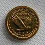 US  Miniature 24K Gold Plated Token Image 3