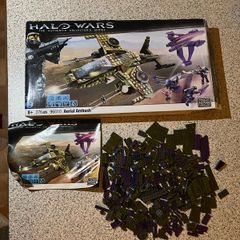 Mega Bloks Halo Aerial Ambush 96810 Set Box Manual And Pieces INCOMPLETE Megabloks