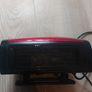 Compact red Electric fan heater Image 4