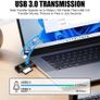 New SD Card Reader USB 3.0 SD Card Reader Memory Card Adapter External Memory Card Readers High-Speed 5Gbps Portable Reading Simultaneously for SD TF SDXC SDHC MMC Micro SDXC/SD/SDHC Cards Image 6