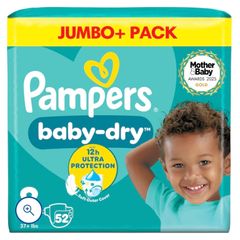 1.5 packs Pampers Nappies size 8