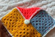 Handmade crochet purse