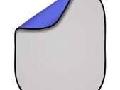 150cm x 200cm Gray/Blue Double-Sided Pop-Out Muslin Background