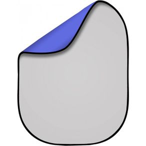 150cm x 200cm Gray/Blue Double-Sided Pop-Out Muslin Background