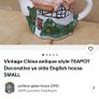 Vintage China Miniature Teapot Image 6