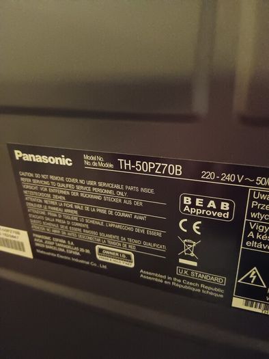 Panasonic 50 in tv