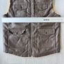 NEW Brown Sherpa Lined Gilet XL Image 9